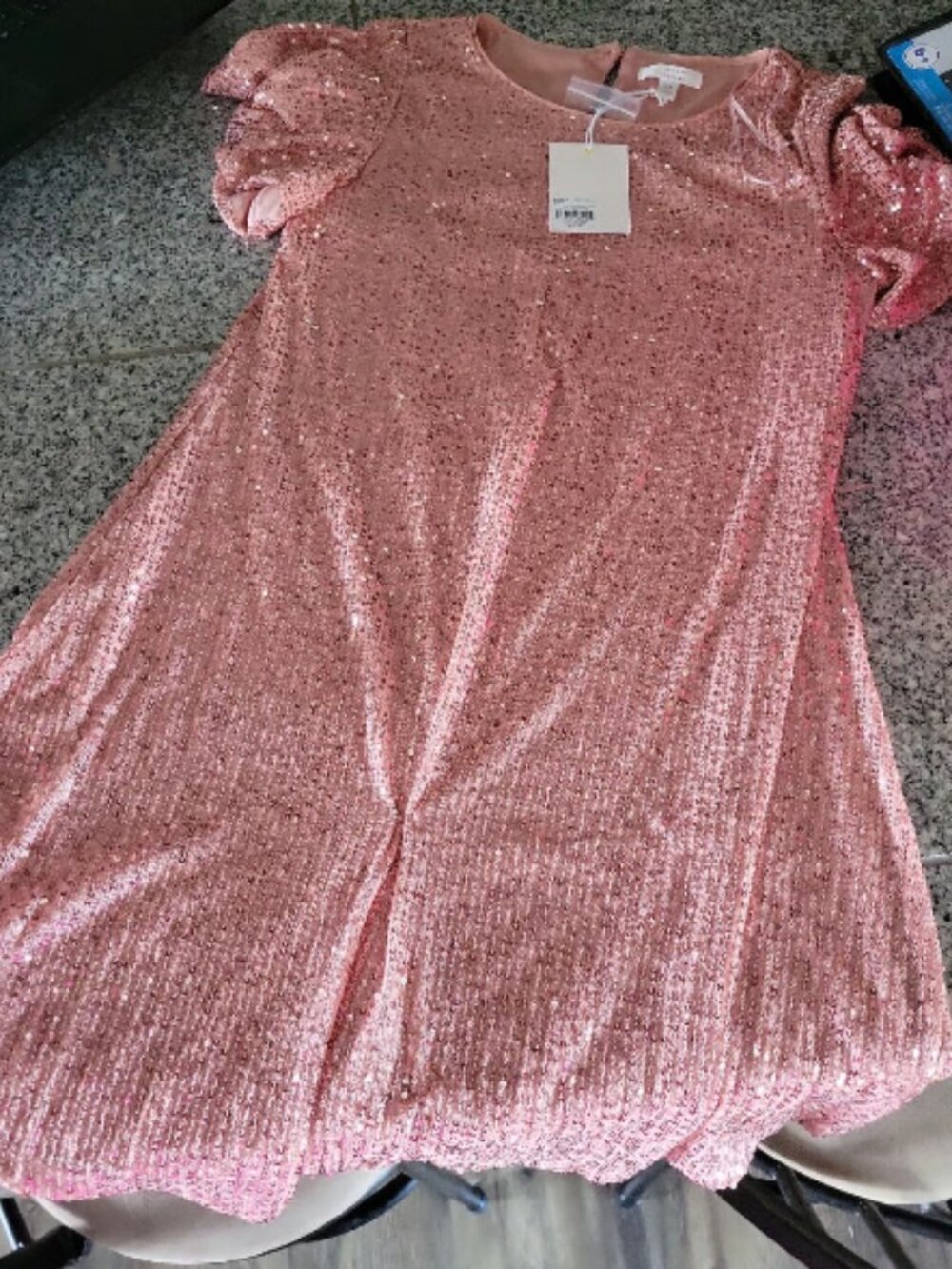 Womens size XS Sequin dress. New with tags